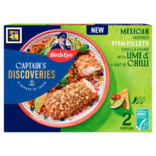 Birds Eye 2 ASC Mexican Tortilla Fish Fillet
