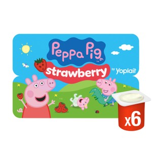 Peppa Pig Kids Strawberry Yoghurt Pots