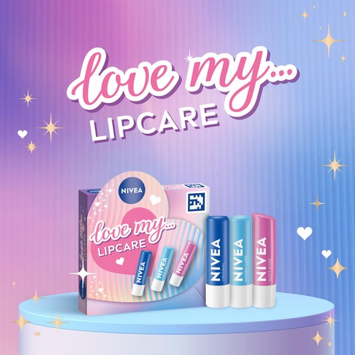 NIVEA Love My Lipcare Gift Set
