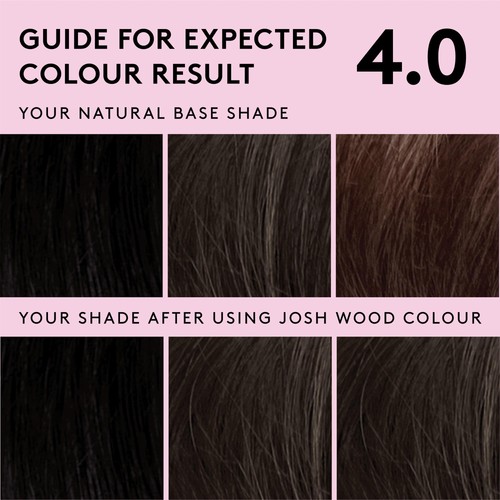 Josh Wood Colour Permanent Colour Kit 4.0 (Darkest Brown)
