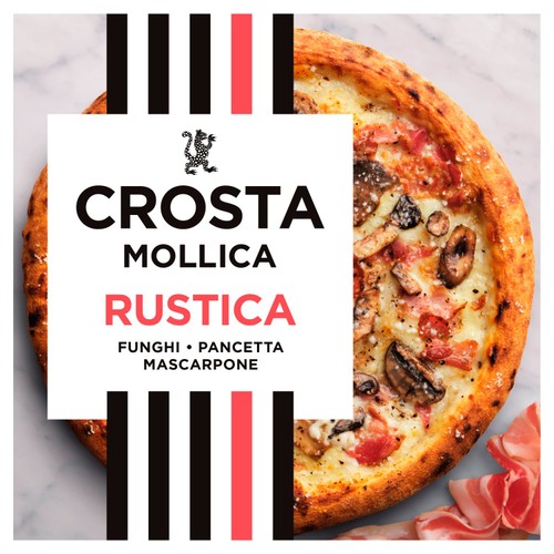 Crosta Mollica Rustica Sourdough Pizza with Pancetta & Mushrooms