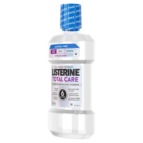 Listerine Total Care Extra Mild Mint Alcohol Free Mouthwash