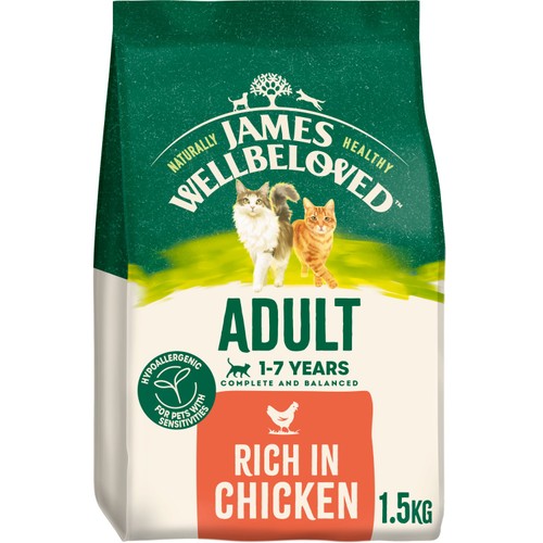 James Wellbeloved Adult Dry Cat Food Chicken
