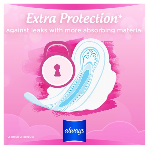 Always Sanitary Towels Sensitive Long (Size 2) Wings