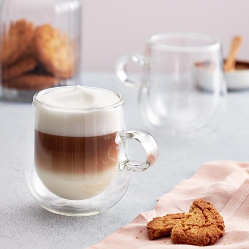 Judge Duo Double Walled Latte Glass Set 325ml