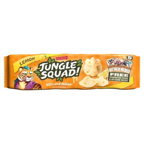 Jungle Squad Lemon Cake Bars.