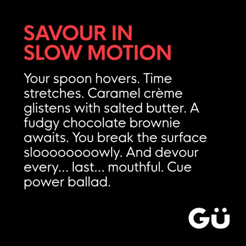 Gu Chocolate & Salted Caramel Brownie Dessert