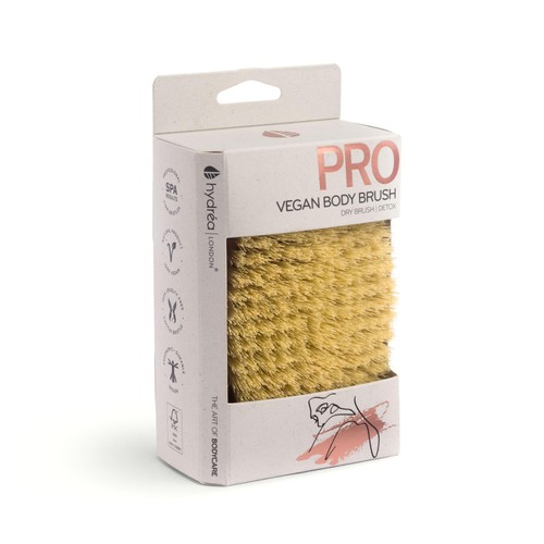 Hydrea London Dry Skin Body Brush with Cactus Bristle, Hard Strength