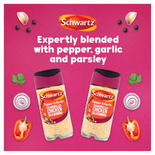 Schwartz Pepper & Garlic Chargrilled Chicken Seasoning Jar