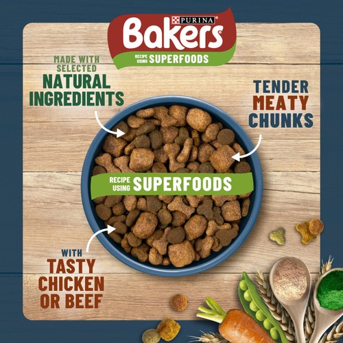 Bakers Chicken with Vegetables Dry Dog Food 