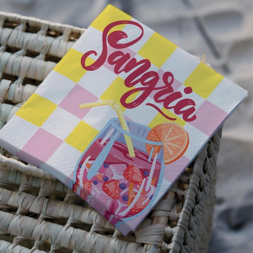 Summer Flavour 3 Ply Napkins