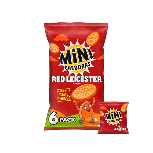 Jacob's Mini Cheddars Red Leicester Multipack Snacks