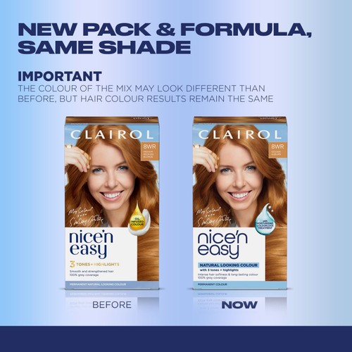 Clairol Nice'n Easy Hair Dye, 6.5G Lightest Golden Brown