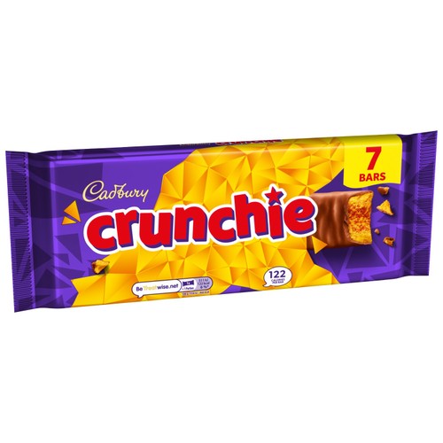 Cadbury Crunchie Chocolate Bar Multipack