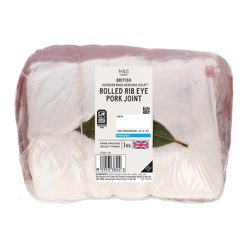 M&S Heritage Gold Outdoor Bred Rolled Rib Eye Joint