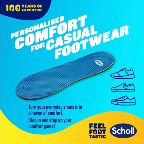 Scholl Gel Activ Casual Insoles Large