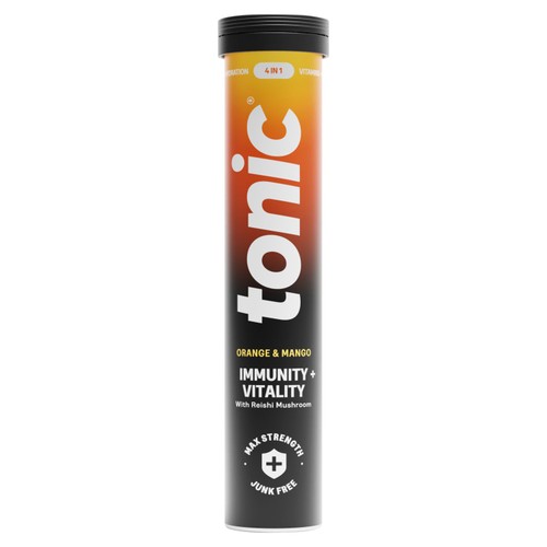 Tonic Health Daily Immunity & Vitality Orange & Mango Effervescent tablets