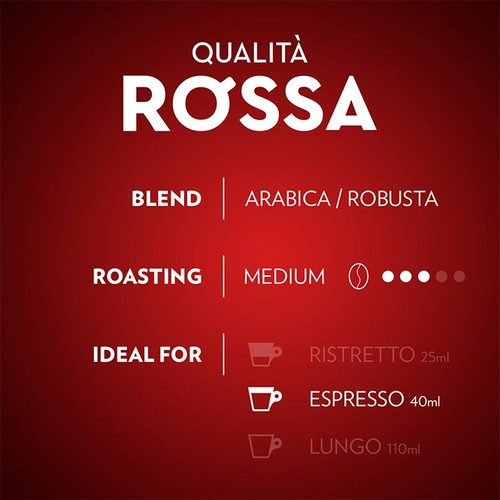 Lavazza Qualita Rossa Nespresso Compatible Capsules