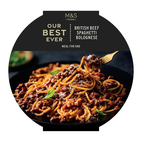 M&S Our Best Ever British Beef Spaghetti Bolognese Serves 1