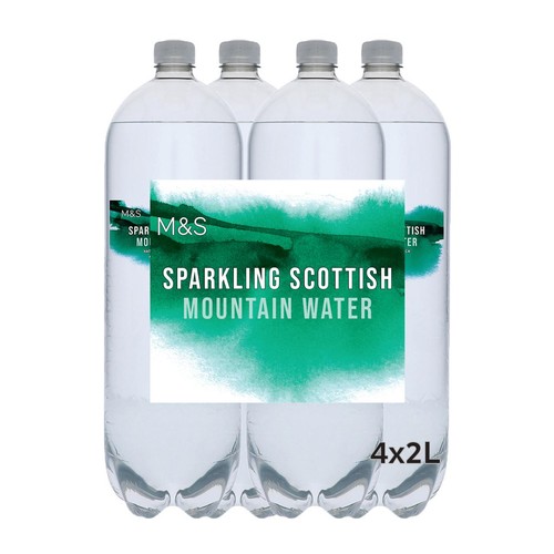 M&S Sparkling Scottish Mountain Water 