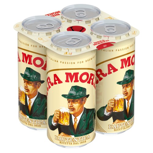 Birra Moretti Lager Beer Cans