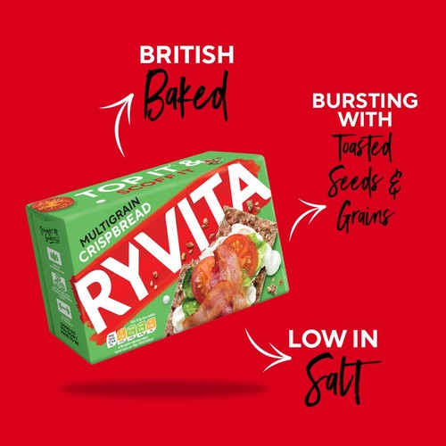 Ryvita Crispbread Multigrain Crackers 