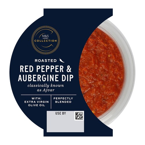 M&S Collection Roasted Red Pepper & Aubergine Dip