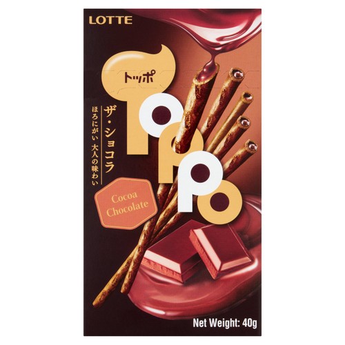 LOTTE Toppo Double Chocolate Cream Filled Biscuit Sticks