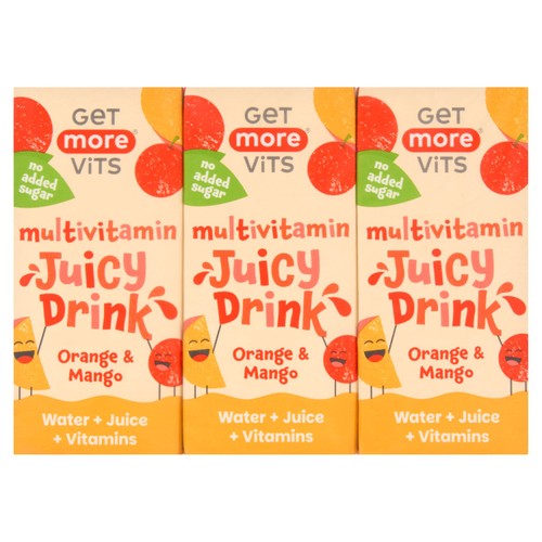 Get More Vits Multivitamin Juicy Drink Orange & Mango