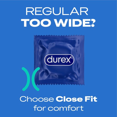 Durex Originals Condoms With Silicone Lube Close Fit