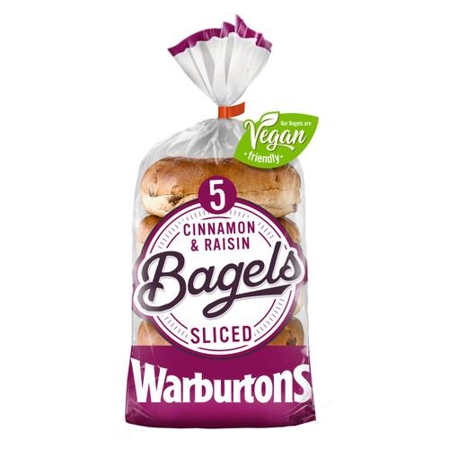 Warburtons Cinnamon & Raisin Bagels