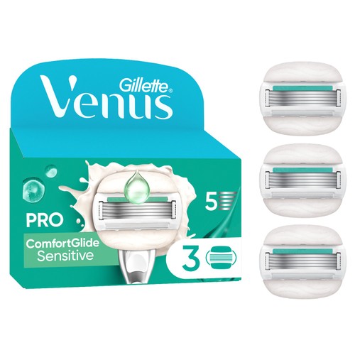 Venus Comfortglide Sensitive Razor Blades 3 Pack