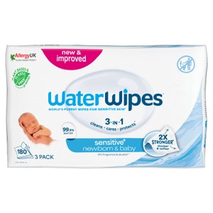 WaterWipes Multipack 3 pack Newborn 3 x 60 per pack