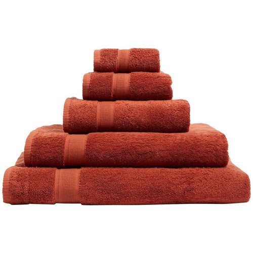 M&S Super Soft Pure Cotton Bath Sheet Towel, Rust