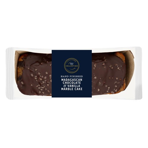 M&S Collection Chocolate & Vanilla Marble Loaf Cake