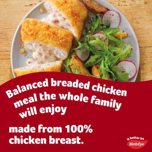 Birds Eye 2 Cheese & Ham Chicken Kievs 