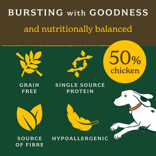 Forthglade Lightly Baked Dry Dog Food Chicken with Sweet Potato