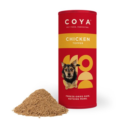 COYA Freeze-Dried Raw Adult Dog Food Topper Chicken