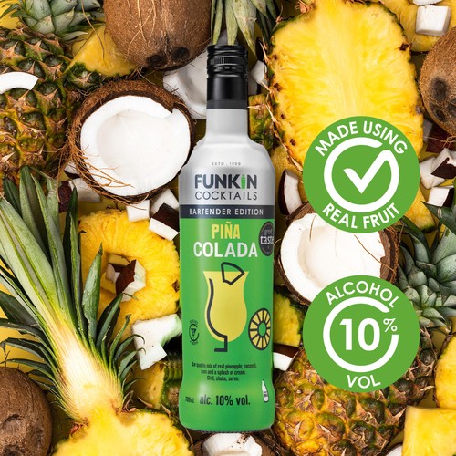 Funkin Pina Colada Cocktail Bottle