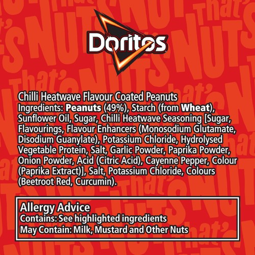 Thats Nuts Doritos Chilli Heatwave