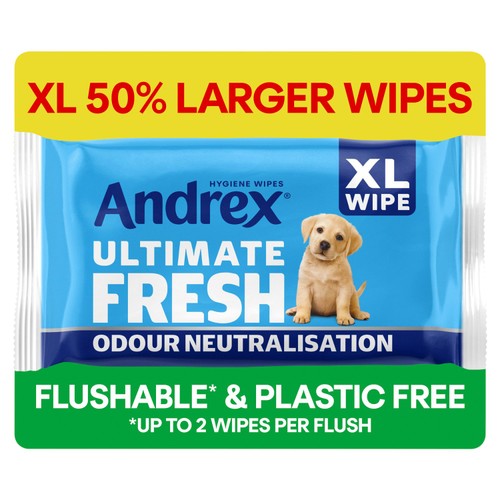 Andrex Hygiene Wipes Ultimate Fresh XL