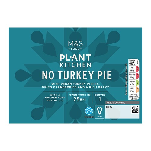 M&S Plant Kitchen No Turkey Feast Pie