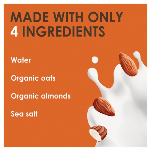 Rude Health Organic Roasted Almond Oat Drink Longlife