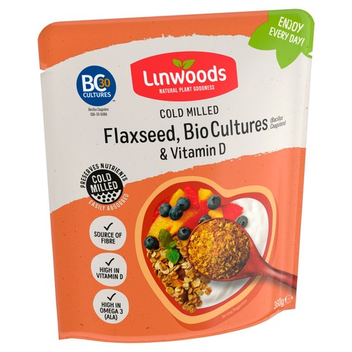 Linwoods Milled Flaxseed, Bio Cultures & Vitamin D