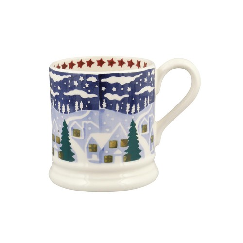 Emma Bridgewater Christmas Icons Winter Village 1/2 Pint Mug