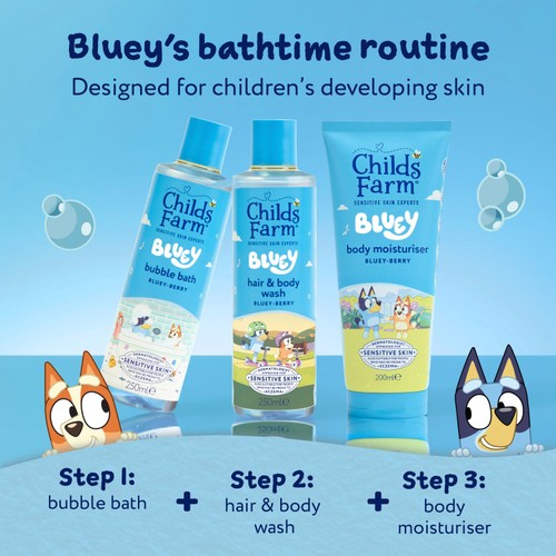 Childs Farm Bluey Bubble Bath Bluey-Berry