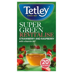 Tetley Super Fruit Vitamin B Blueberry and Raspeberry Tea 20's