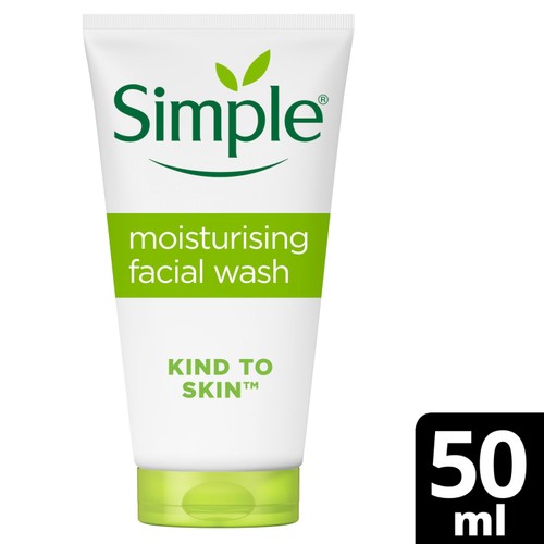 Simple Moisturising Facial Wash Travel Size