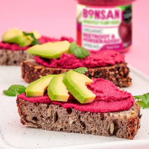 Bonsan Organic Vegan Beetroot Horseradish Pate