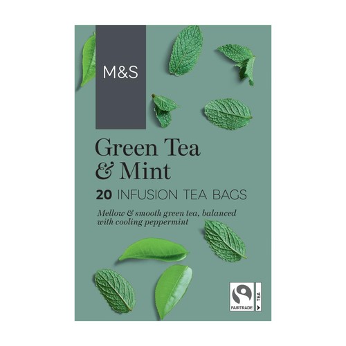 M&S Green Tea & Mint Teabags